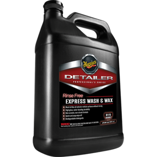 Шампунь Meguiar's концентрований суха мийка з воском Detailer Rinse Free Express Wash & Wax 3,79 л