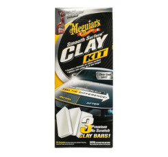 Максимальний набір для очищення кузова - Meguiar's Smooth Surface™ Clay Kit (G191700)