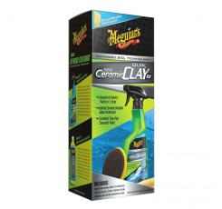 Набір для очищення кузова з ефектом кераміки - Meguiar's Hybrid Ceramic Quik Clay Kit (G200200)