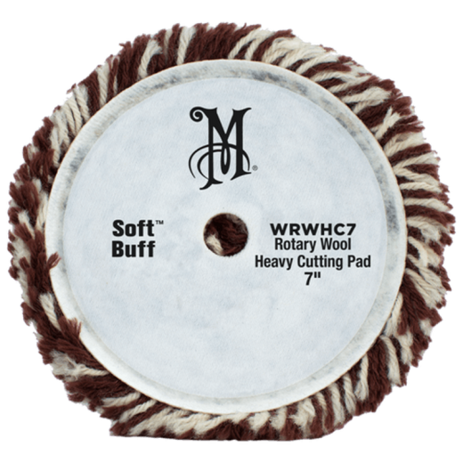 Поліровальне коло вовняної з мікрофіброю - Meguiar`s Rotary Wool Heavy Cutting Pad 178 мм. (WRWHC7)