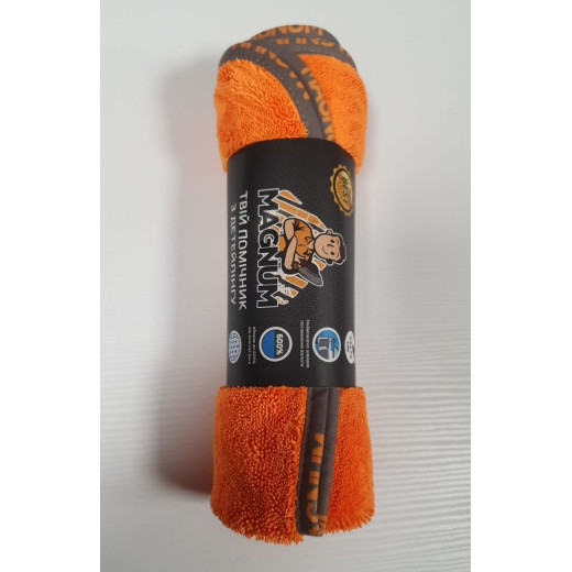 Рушник/Мікрофібра для сушіння Magnum з мікрофібри 55*75 см, помаранчевий