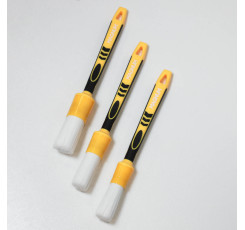 Пензлі (набір) MAGNUM YELLOW (3 шт.) з синтетичного м’якого ворсу та гумовою ручкою