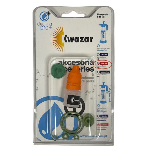 Сервісний набір Kwazar Venus Super PRO+/Alkaline/Solvent/Acid 