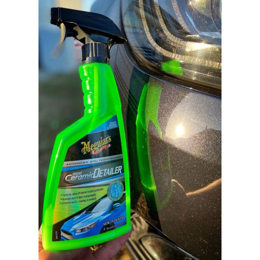 Набір для очищення кузова з ефектом кераміки Meguiar's Hybrid Ceramic Quik Clay Kit.
