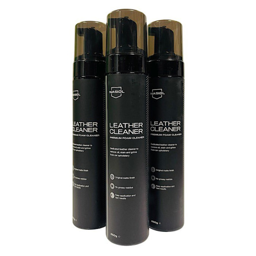 Пінний засіб для чистки шкіряних поверхонь NASIOL LEATHER CLEANER 250 мл