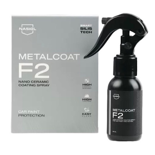 Дзеркальний захист авто NASIOL METALCOAT F2 (ЛКП, диски, платик, фари) 7Н 50 мл