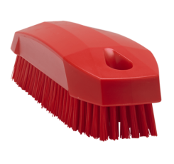 Ручна щітка - Vikan 130 мм, жорстка, червона (64404)
