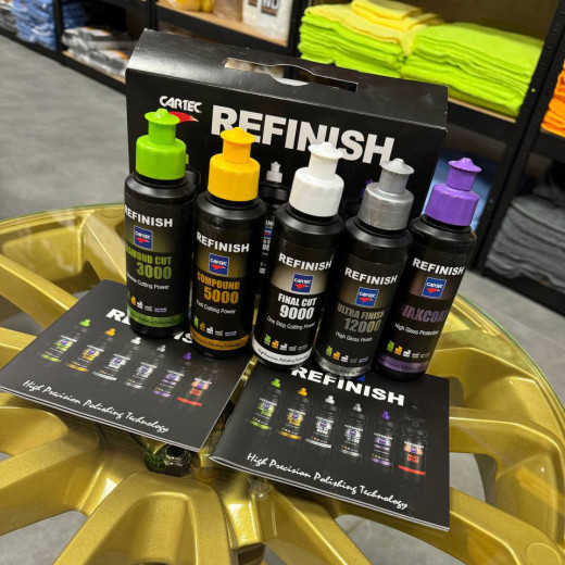Набір для полірування Cartec Refinish Promo Pack 5 шт x150 verpakking
