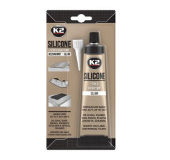 Герметик силіконовий К2 для скла та фар Silicone Clear (+350С) 85 г