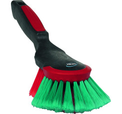 Ручна щітка з посіченим ворсом - Vikan Hand Brush Soft/Split 320 мм, м'яка, чорна (524652)
