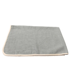 Вафельний мікрофібровий рушник - Autofiber Big Thirsty 60x90 см. 400 gsm сірий (TW405GYM2536-1)