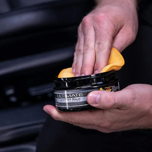 Бальзам Meguiar's 3 в 1 для шкіри Ultimate Leather Balm (набір) 160 г + аплікатор 1 шт