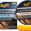 Бальзам Meguiar's 3 в 1 для шкіри Ultimate Leather Balm (набір) 160 г + аплікатор 1 шт