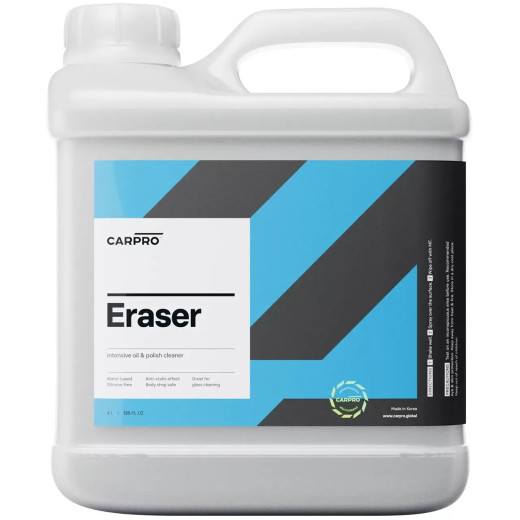 Знежирювач CarPro Eraser на спиртовій основі, засіб для видалення силікону та залишків пасти 4 л