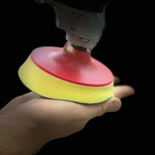 Оправка для роторной машинки мягкая - Flexipads Ultra Soft Velcro М14 125 мм. 5