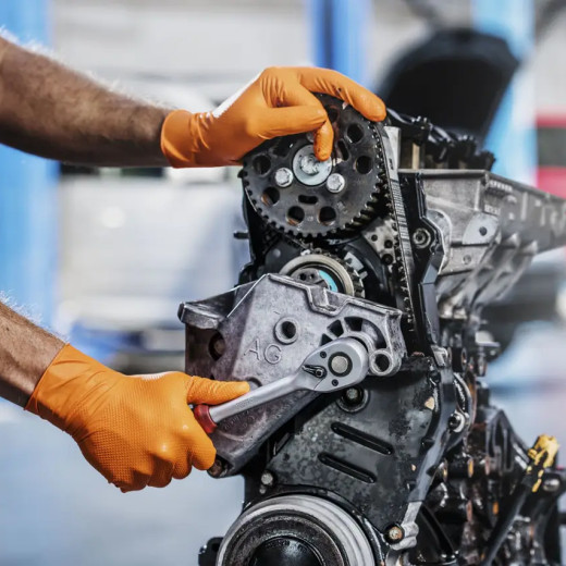 Рукавички нітрилові неприпудрені нестирильні - MERCATOR GoGrip Orange XL 50 шт. (RP30025005)