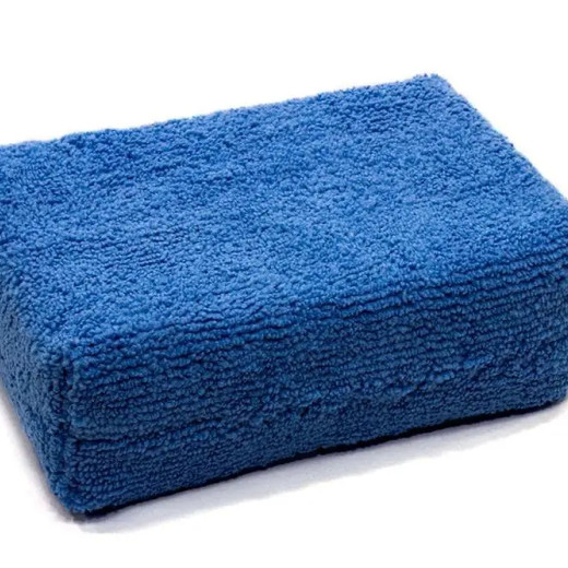Аплікатор з мікрофібри - Autofiber Block Sponge 12х8х4 см. синій (S201B)
