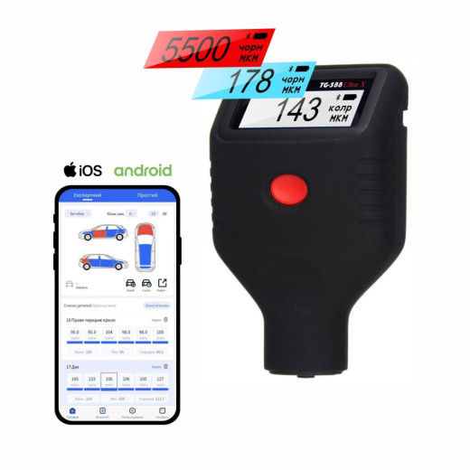 Товщиномір Profiline TG-588 Ultra X з пошуком GPS-трекерів