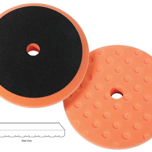 Полірувальний круг середньої жорсткості - Precision Rotary Orange Foam Light Cutting 125 мм. (PR-24600-CCS)