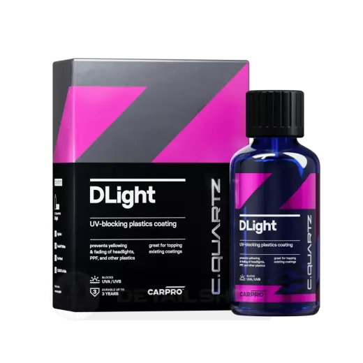 CARPRO CQuartz Dlight 50 ml для пластику та PPF та для ЛКП, 24 міс+