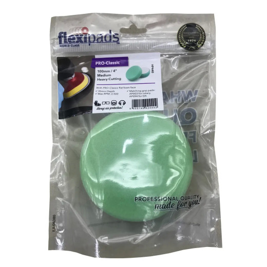 Полірувальний круг середньої жорсткості - Flexipads PRO-Classic 100 мм. зелений (HP440)