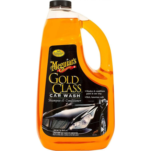 Автошампунь Meguiar's з кондиціонером Gold Class Car Wash Shampoo & Conditioner 1,89 л (G7164)