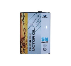 Синтетичне моторне мастило SUBARU Motor Oil SN 0W-20