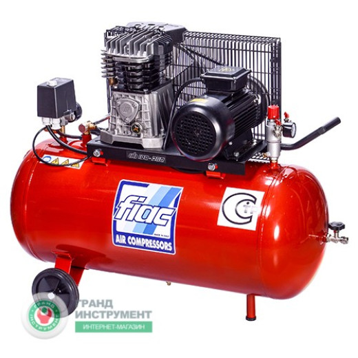 Компресор поршневий з ремінним приводом 100л 380В