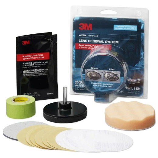 Набір для відновлення фар - 3М Headlight Restoration Kit (39014)