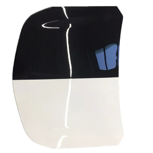 TM-224-BW Чорно-біла модель капота-big size car hood model with both black and white paint.55 x 41 см
