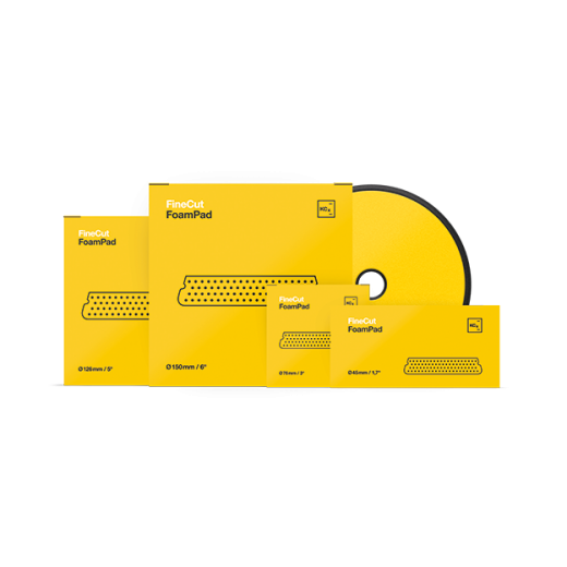 Полірувальний круг жовтий Fine Cut Foam Pad 126 мм
