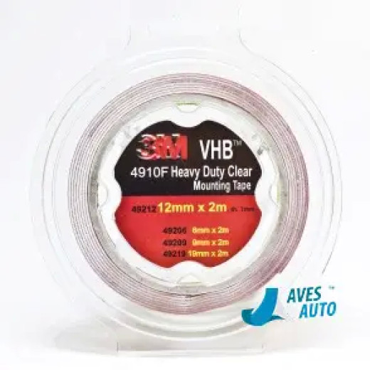 Двосторонній скотч 3М VHB 4910F прозорий 12 мм x 2 м