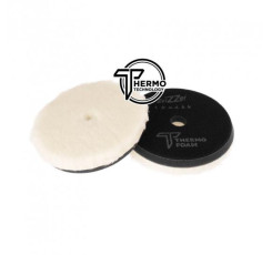 Полірувальний круг-пад хутряний ZviZZer Ø140/30/125 Thermo Wool Pad, anthrazit на чорному, м'якому термо поролоні ZV-TW00014030FC