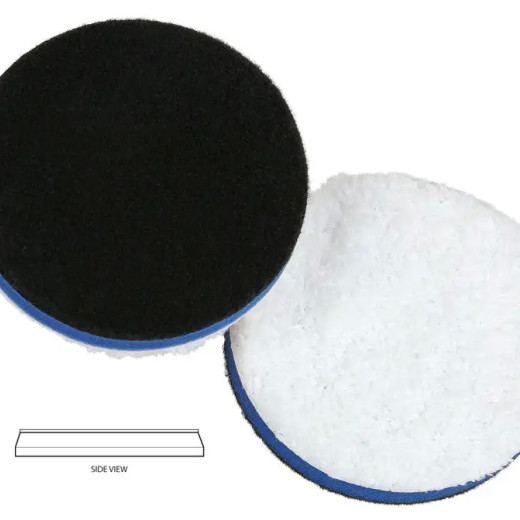 Полірувальний круг микрофибровый жорсткий - Lake Country HDO Heavy Cutting Fiber Pad w/ Blue 75 мм (HDO-350F)