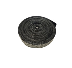 TM-20B Самоклейна стрічка для вигонів, чорний фетр — CARIGHT 1" acrylic felt, 15m/roll