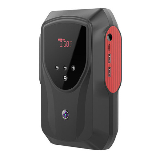 Пусковий зарядний пристрій для автомобіля (бустер) з компресором 2-в-1 Jump Starter 12V