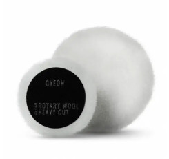 Біле хутряне супер ріжуче коло GYEON Rotary Wool Heavy Cut, 130 мм