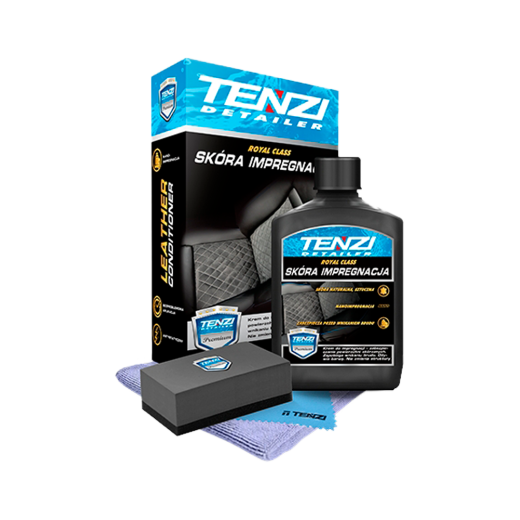 Кондиціонер Tenzi Detailer для шкіри автомобіля LEATHER CONDITIONER (набір) 300 мл + аплікатор і мікрофібра
