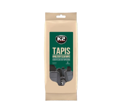 Серветки вологі K2 для тканинних елементів салону Tapis Wipes 24 шт
