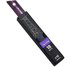 Сегментні леза Premium 18мм TAJIMA DORA Razar Black Blades, 10 шт. (CB50RB)