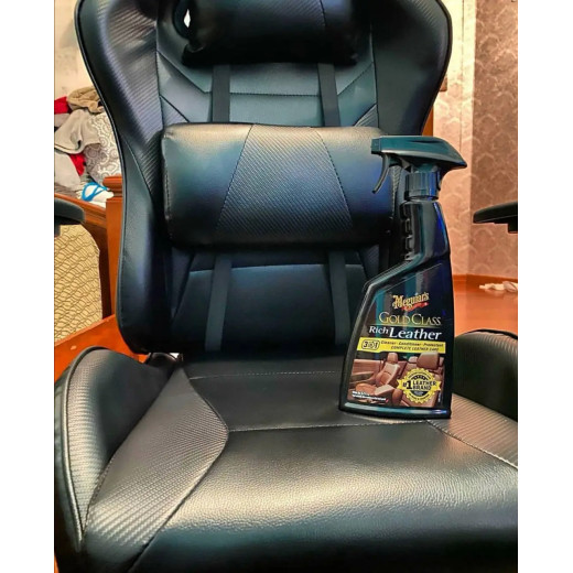 Спрей 3 в 1 Meguiar's для догляду за шкіряним салоном Gold Class™ Rich Leather Spray 450 мл
