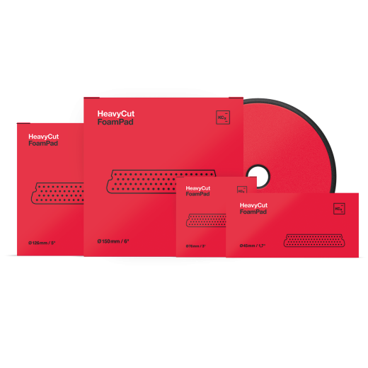 Полірувальний круг червоний Heavy Cut Foam Pad 150 мм
