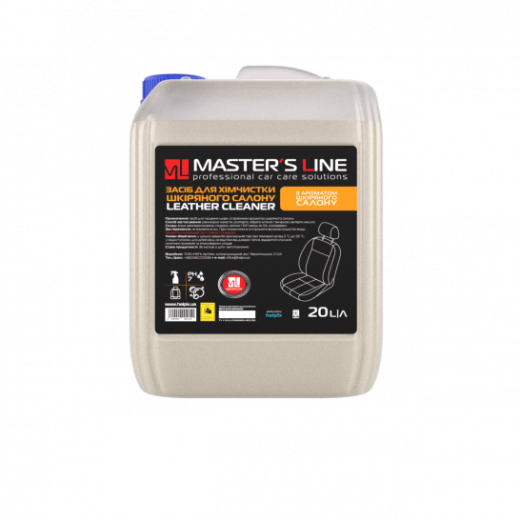 Засіб Masters Line для хімчистки шкіряного салону Leather Cleaner з запахом шкіри 5 л