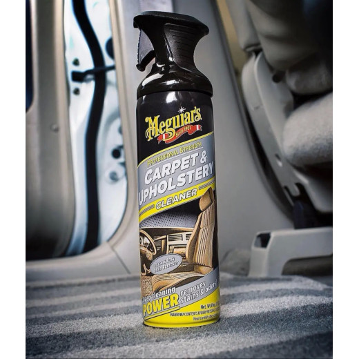 Пінний очищувач для карпету та килимів салону Meguiar's Carpet & Upholstery Cleaner 539 мл