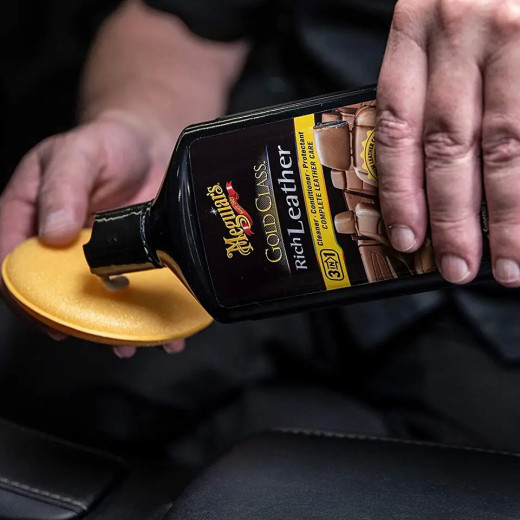 Лосьйон Meguiar's 3 в 1 для догляду за шкіряним салоном Gold Class™ Rich Leather Lotion 3 in 1 414 мл