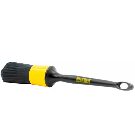 Пензель для видалення стійких забруднень та зовнішньої мийки Work Stuff Detailing Brush Black Stiff 40 mm