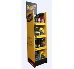 Картонний стенд під автохімію - Meguiar's Reflect Your Passion 168x38x48 см. жовтий (FSDU) BPL226011/A