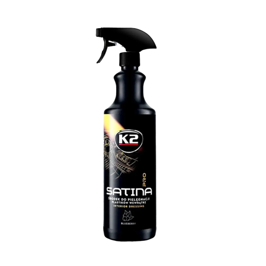 Поліроль для пластику K2 для відновлення оригінального кольору Satina Pro Blueberry 1 л