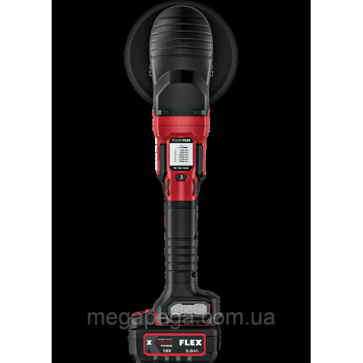 Акумуляторна роторна полірувальна машина FLEX 18 В PE 150 18-EC SET