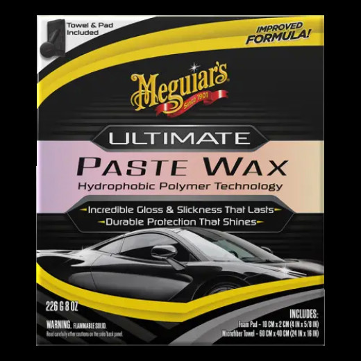 Cинтетичний твердий віск - Meguiar`s Ultimate Paste Wax 226 г. (G210608)